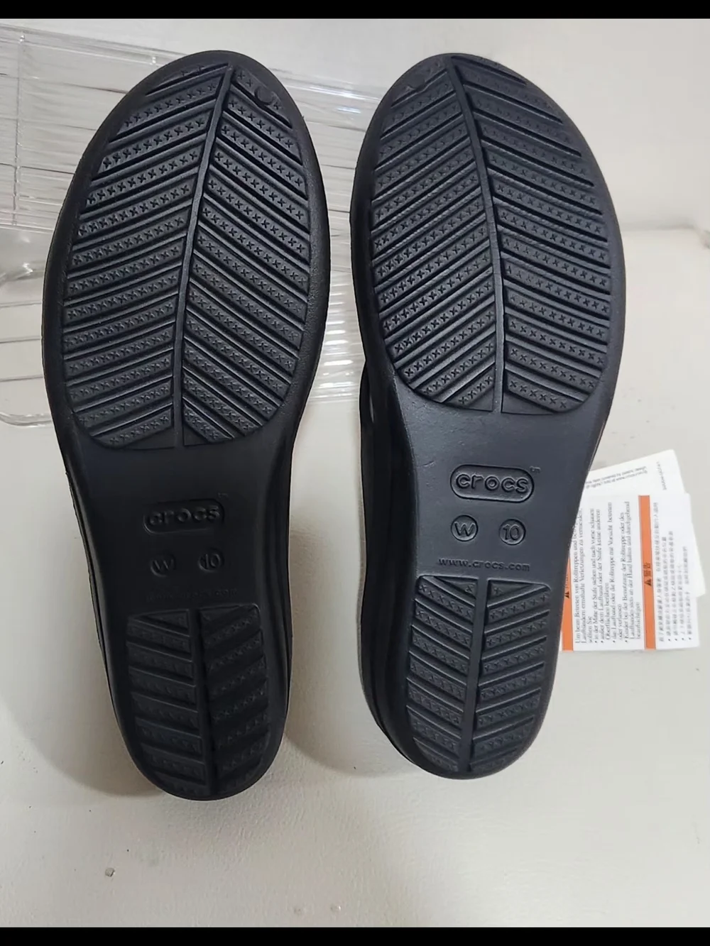 CROCS Women’s Black Strappy Platform Sandals
